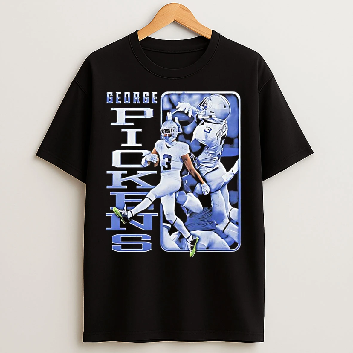 Classic George Pickens Dallas Cowboys Player Vintage Catch T Shirts