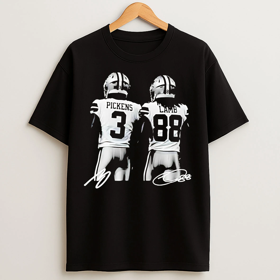 Classic George Pickens And Ceedee Lamb Duo Signatures T Shirts