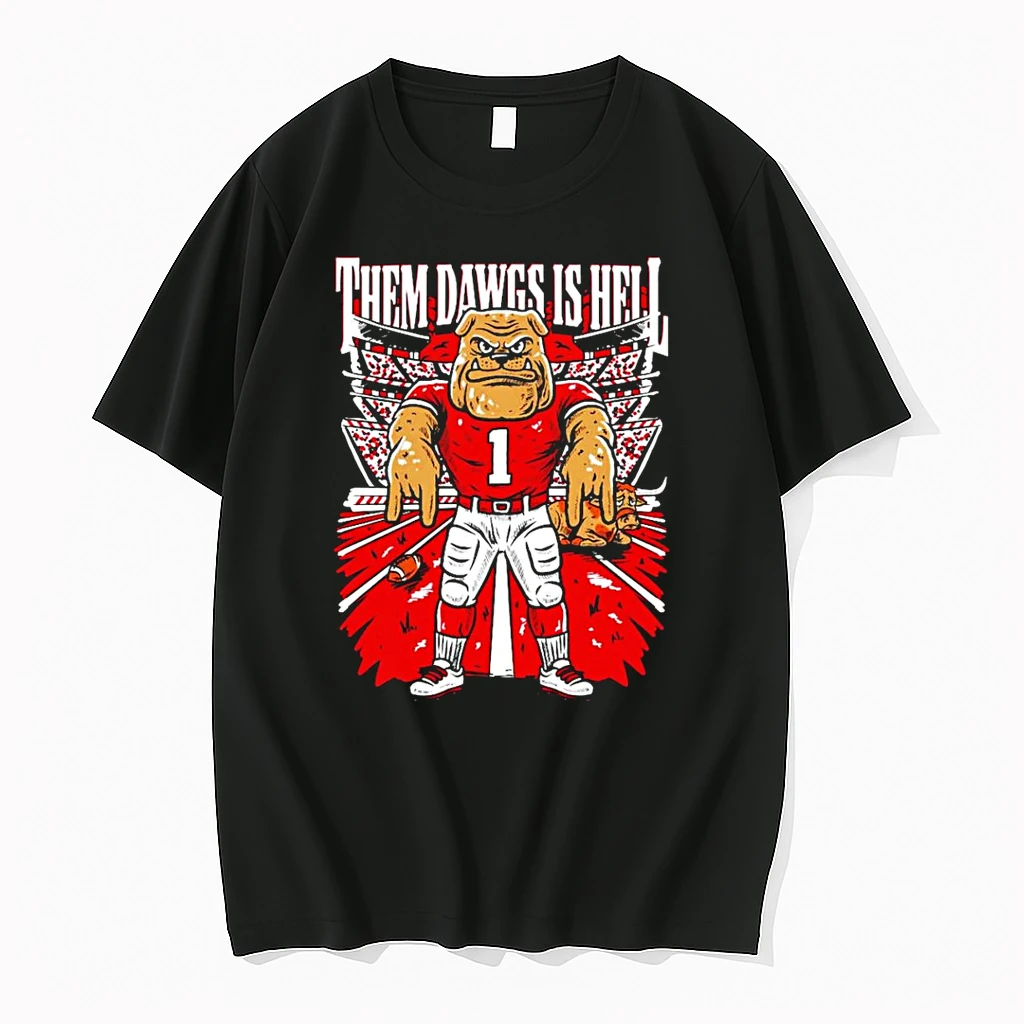 Classic Georgia Bulldogs Them Dawgs Is Hell Mascot T Shirts