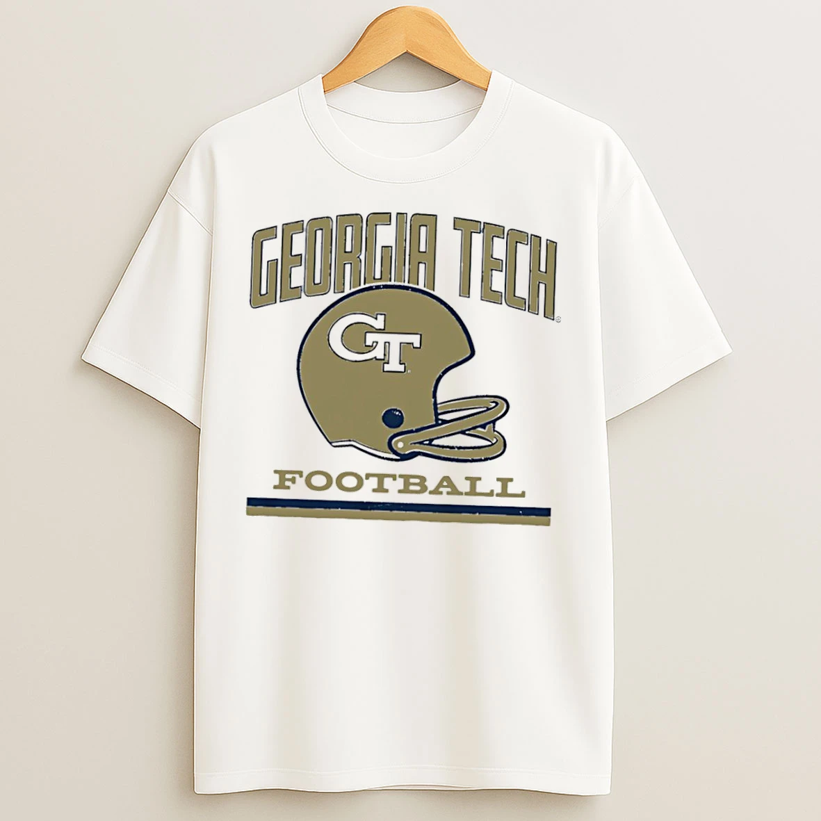 Classic Georgia Tech Football Helmet T Shirts