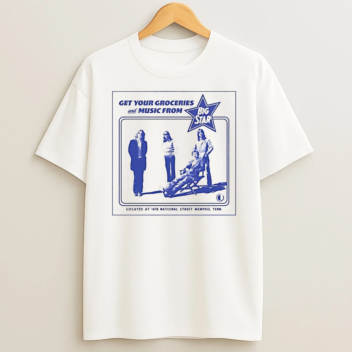 Classic Get Your Groceries And Music From Big Star T Shirts