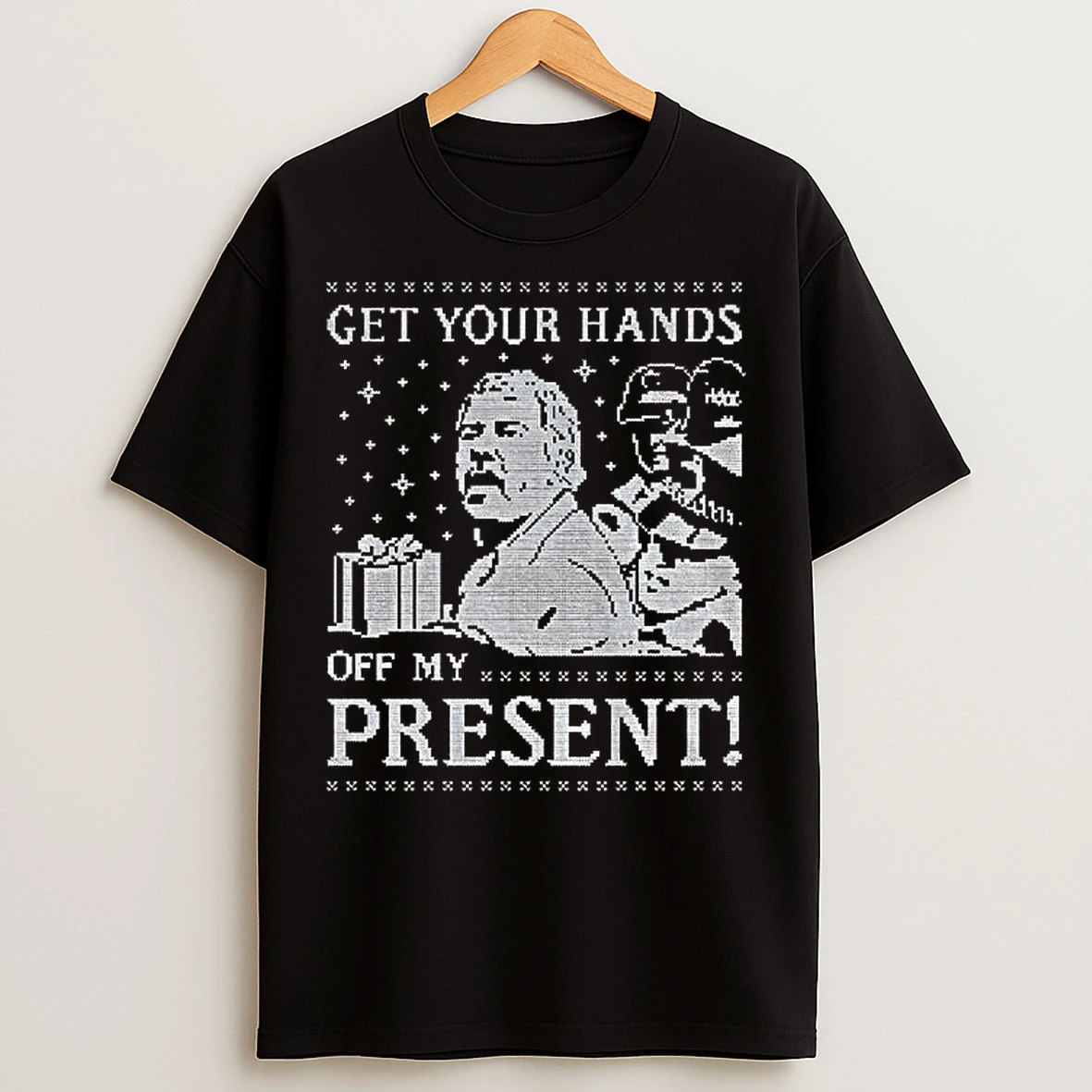 Classic Get Your Hands Off My Present Xmas T Shirts