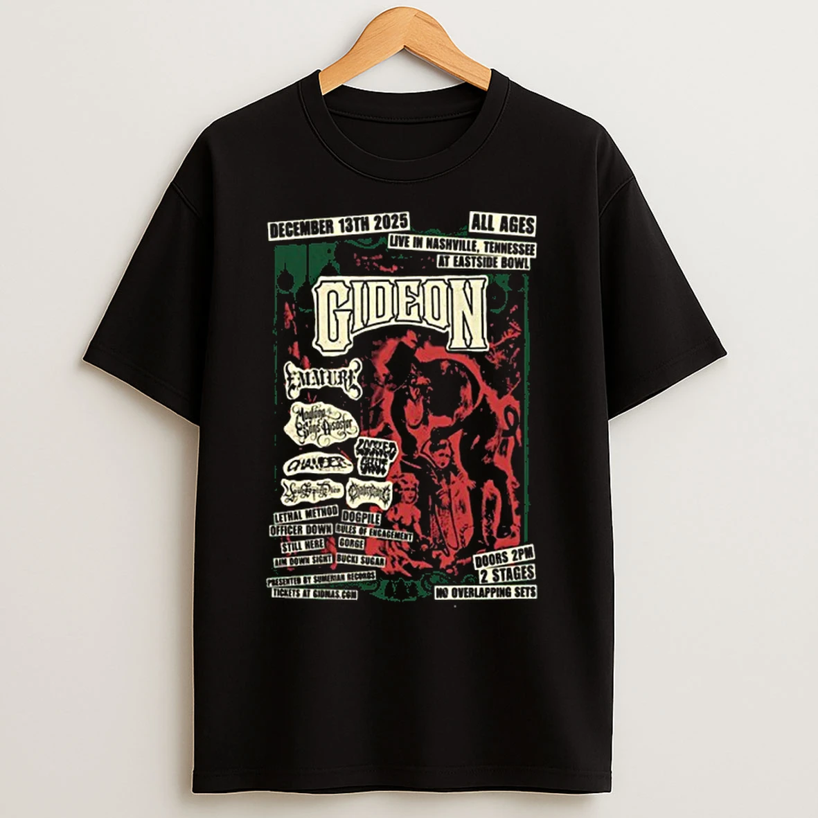 Classic Gideon Eastside Bowl In Nashville Tn Dec 13 2025 T Shirts