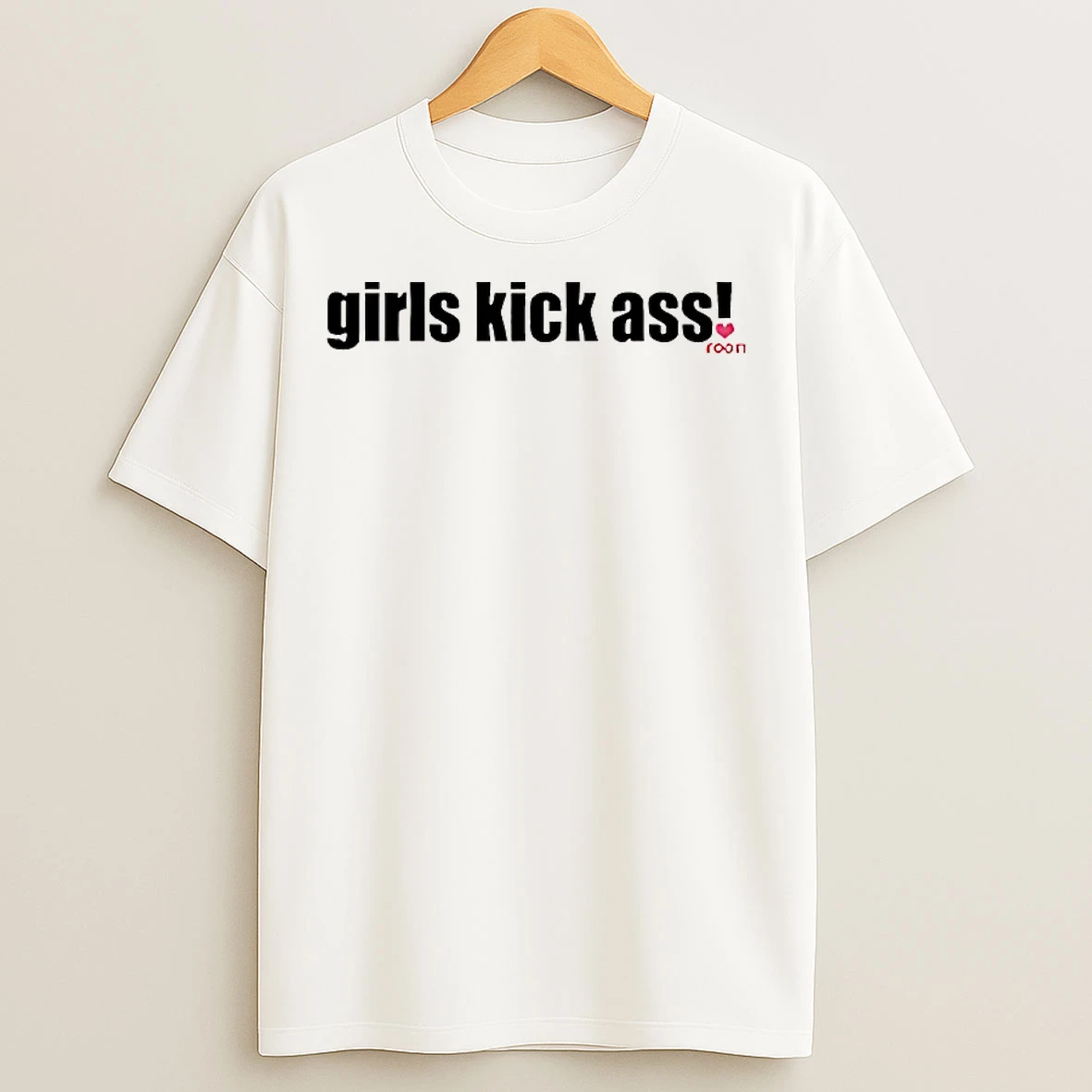 Classic Girls Kick Ass Foot T Shirts