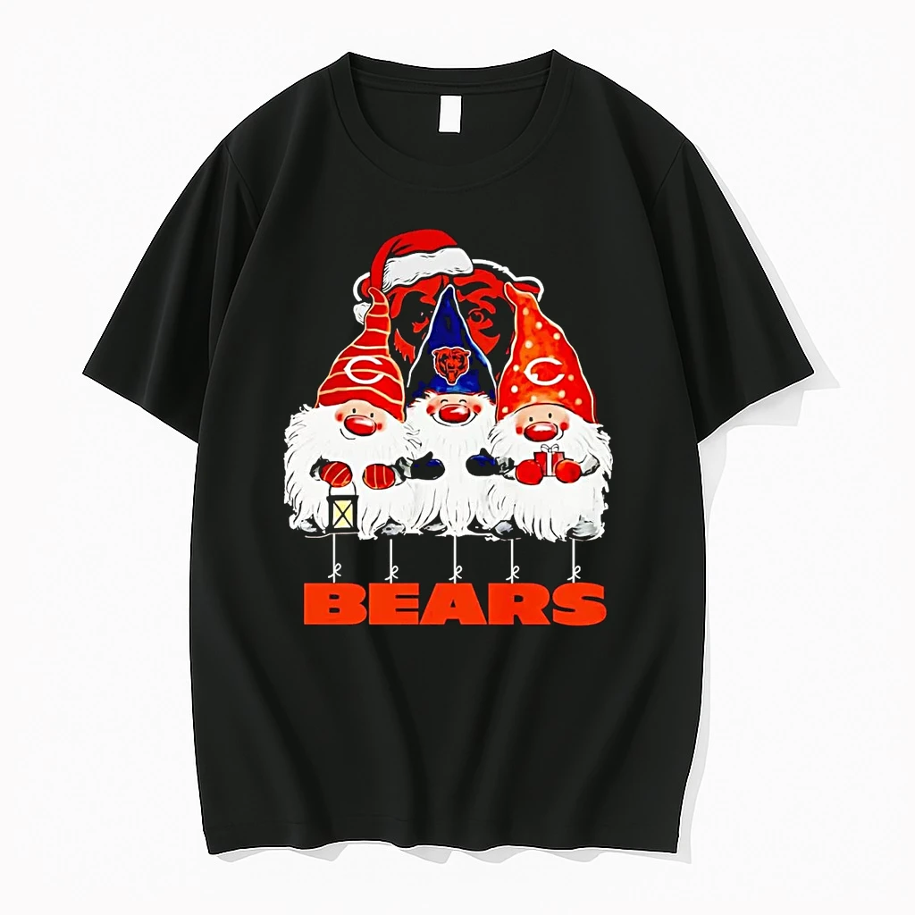 Classic Gnomes Chicago Bears Merry Christmas T Shirts