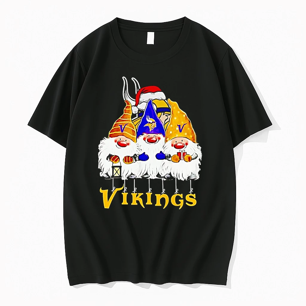 Classic Gnomes Minnesota Vikings Merry Christmas T Shirts