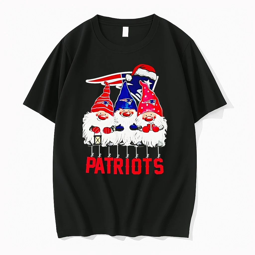 Classic Gnomes New England Patriots Merry Christmas T Shirts