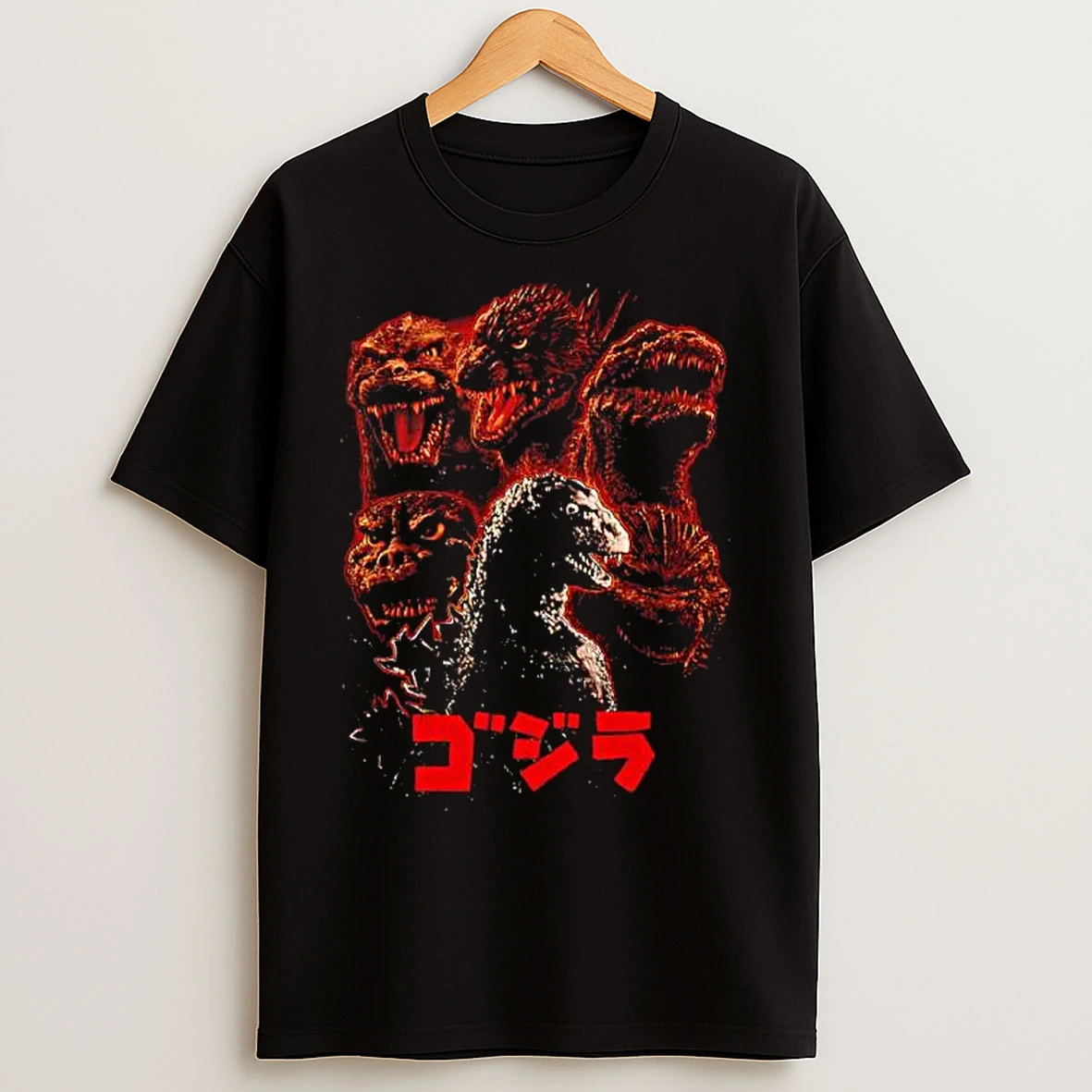 Classic Godzilla 70th Anniversary Mineral Wash T Shirts