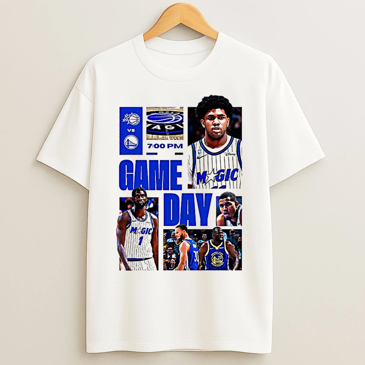 Classic Golden State Warriors Vs Orlando Magic Nba 2025 Gameday T Shirts