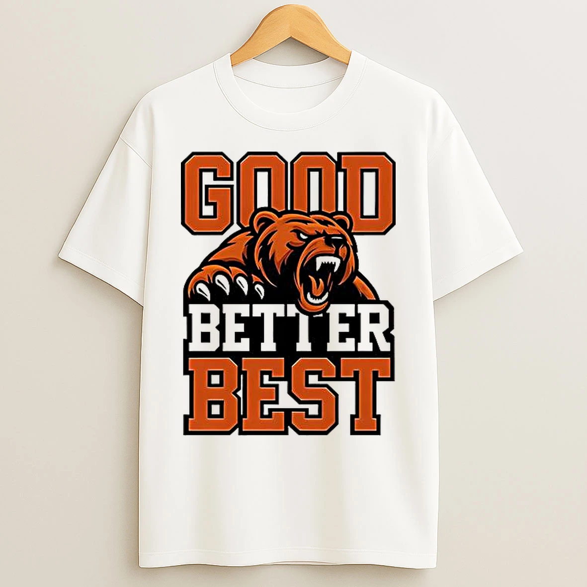 Classic Good Better Best Bears T Shirts