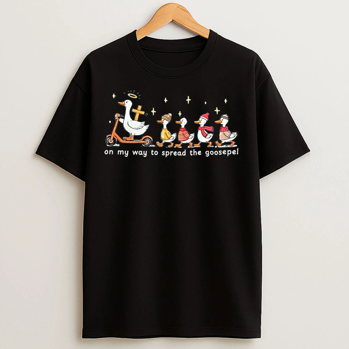 Classic Goose Christian Geese On My Way To Spread The Goosepel T Shirts