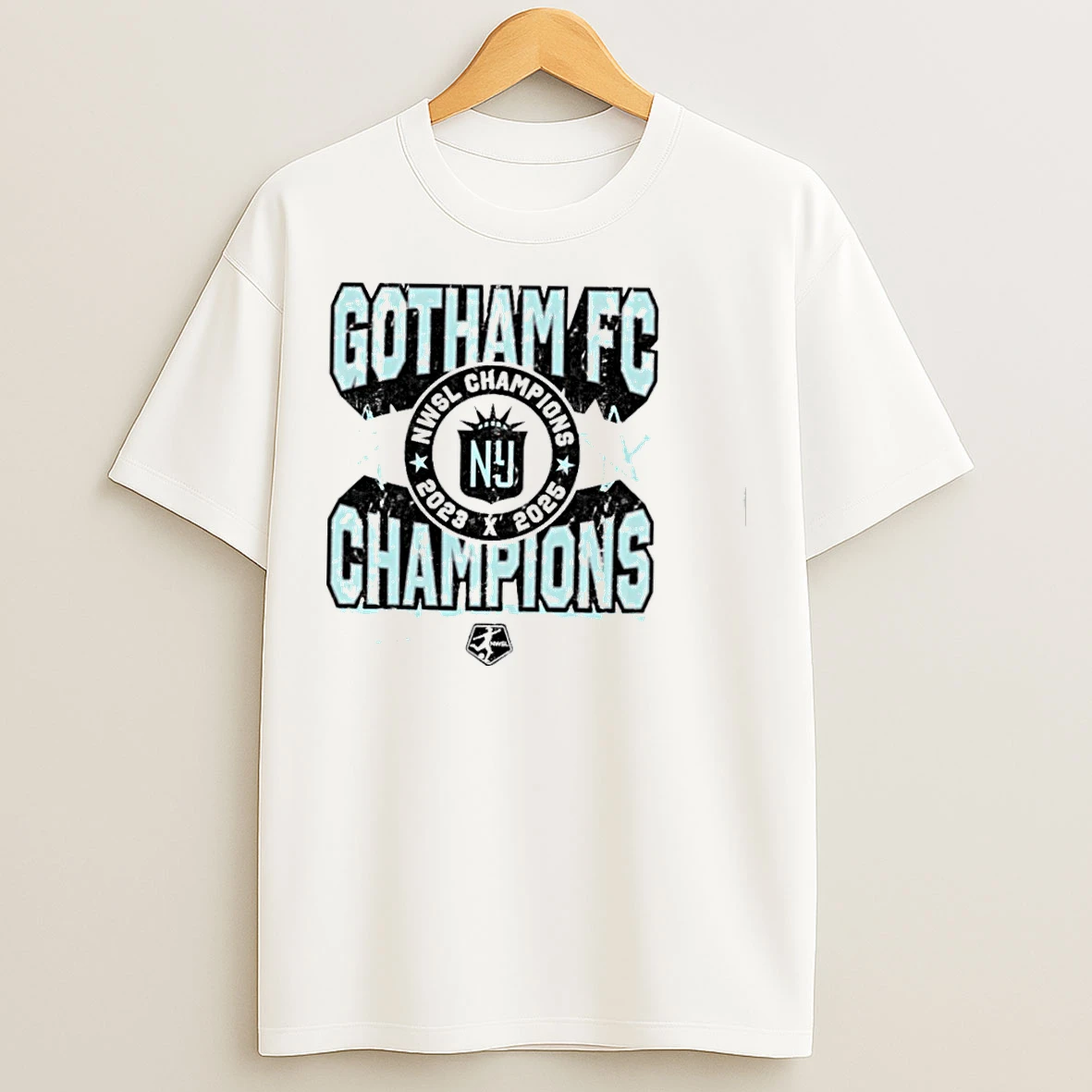 Classic Gotham Fc 2025 Nwsl Champions T Shirts