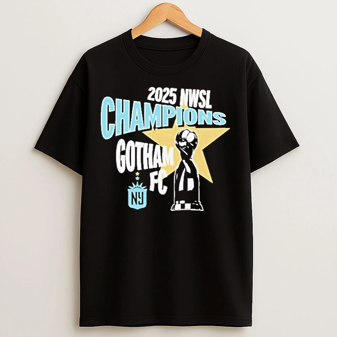 Classic Gotham Fc 2025 Nwsl Champions Trophy T Shirts