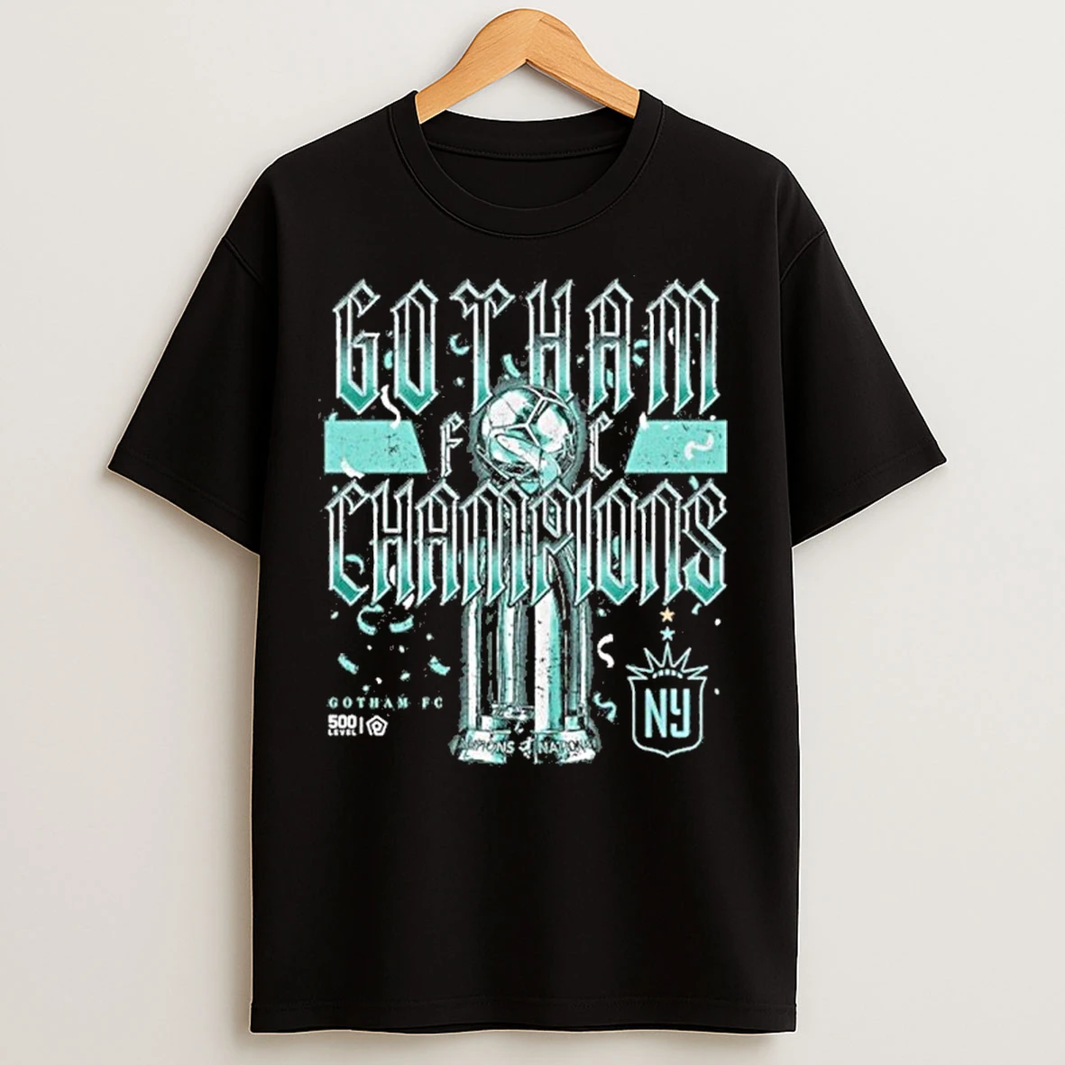 Classic Gotham Fc 2025 Nwsl Champions Vintage T Shirts