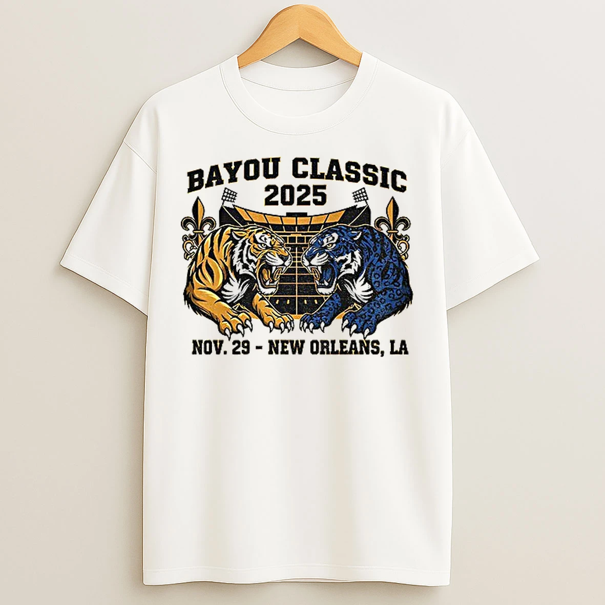 Classic Grambling Vs Southern Rivalry Bayou Classic Hbcu Football Nov 29 T Shirts