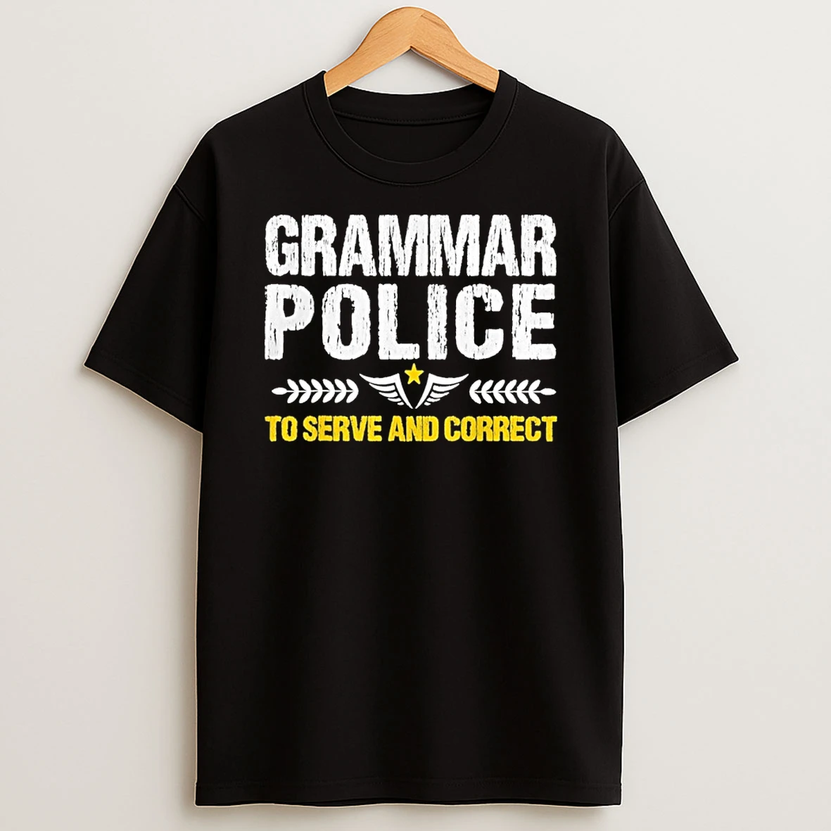 Classic Grammar Police To Serve And Correct T Shirts