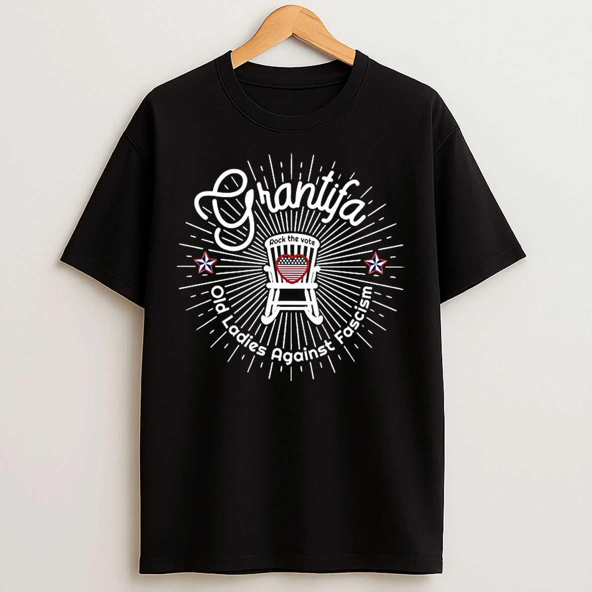 Classic Grantifa Old Against Fascism T Shirts