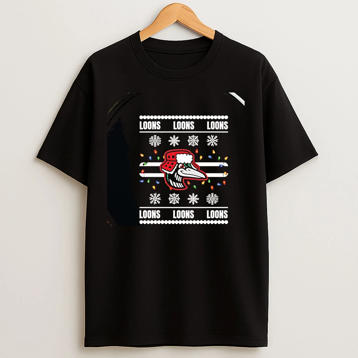 Classic Great Lakes Loons Christmas Chriast T Shirts