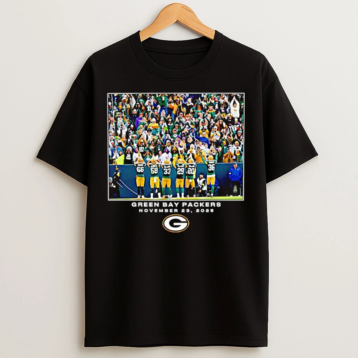 Classic Green Bay Packers Nfl Flash Features November 23rd 2025 T Shirts