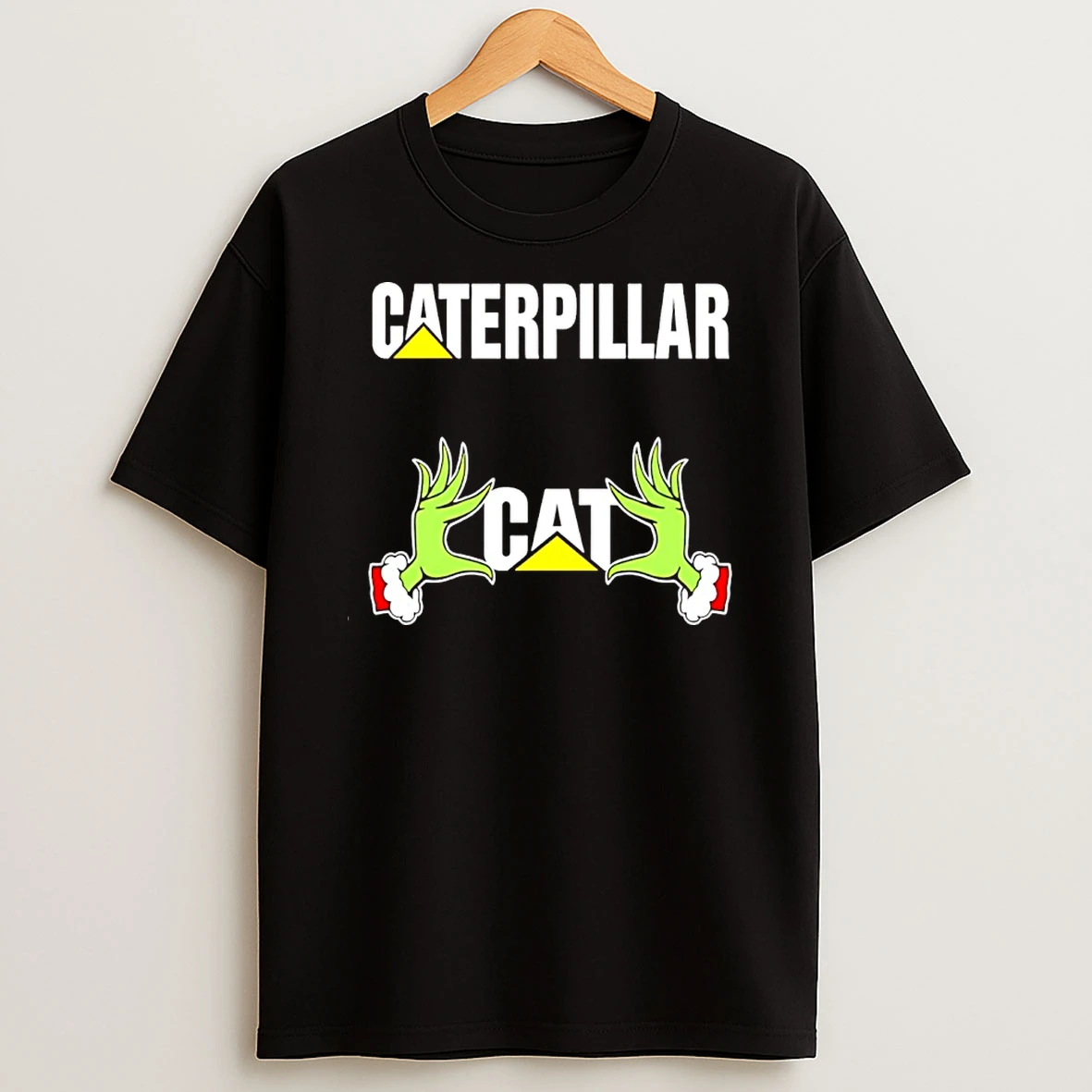 Classic Grinch Hand Love Caterpillar Christmas 2025 T Shirts
