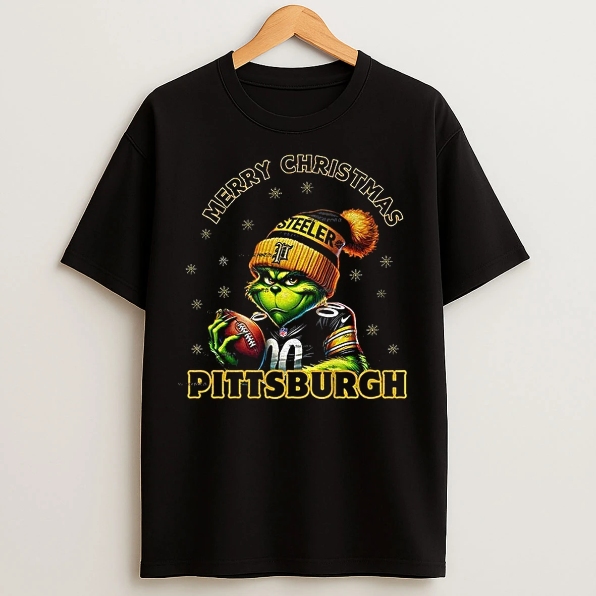 Classic Grinch Pittsburgh Steelers Football Nfl Merry Christmas T Shirts