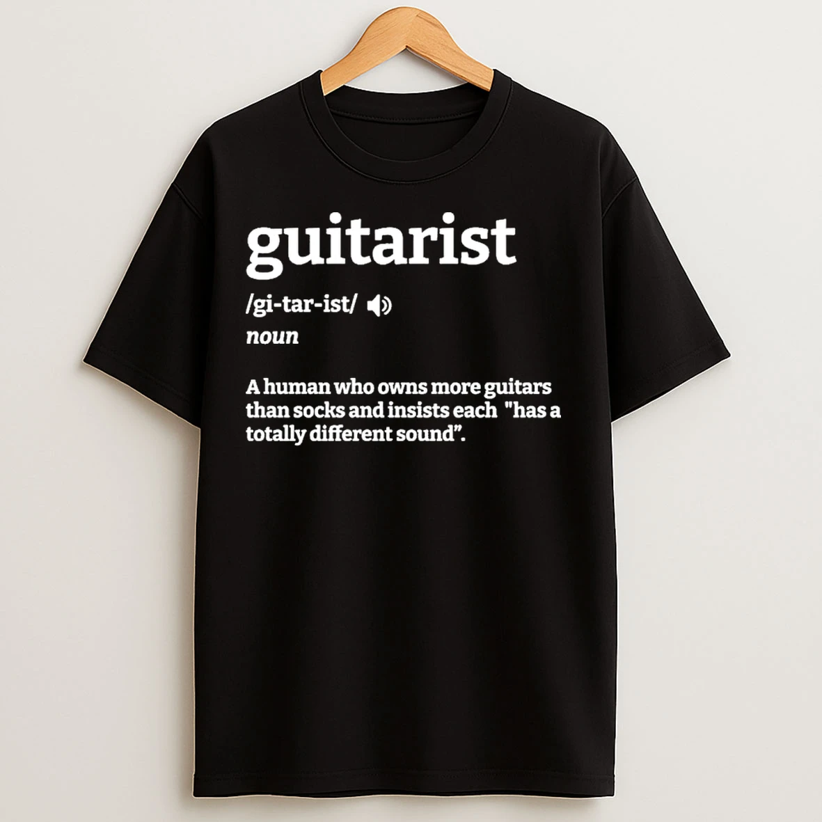 Classic Guitarist A Human Who Owns More Guitars Than Socks And Insists Each T Shirts