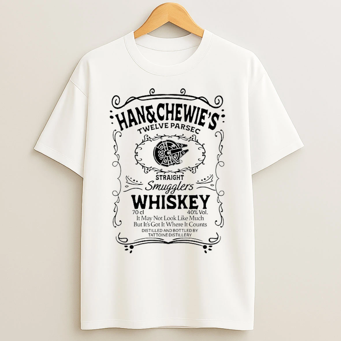 Classic Han And Chewies Whiskey T Shirts