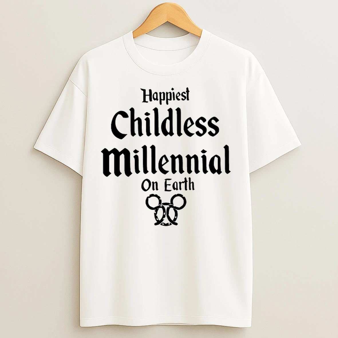 Classic Happiest Childless Millennial On Earth T Shirts