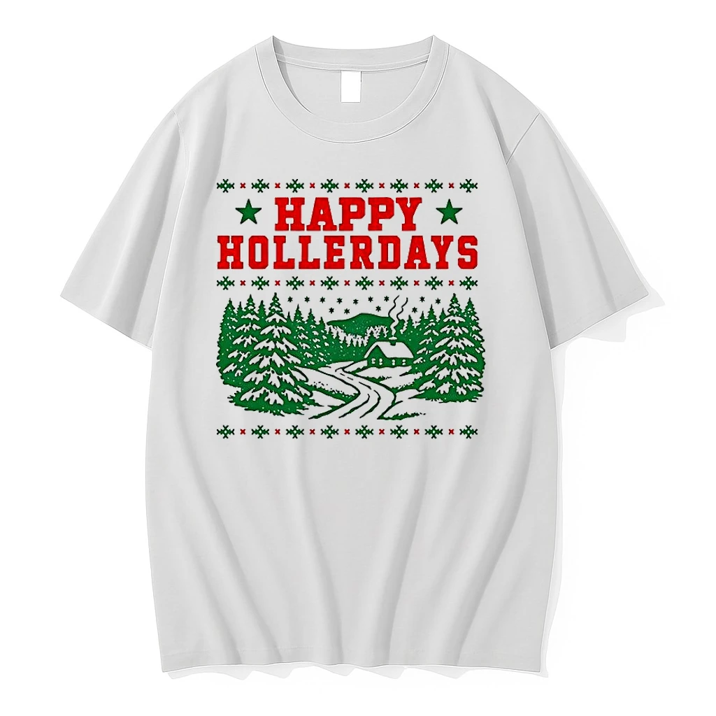 Classic Happy Hollerdays Ugly Christmas T Shirts