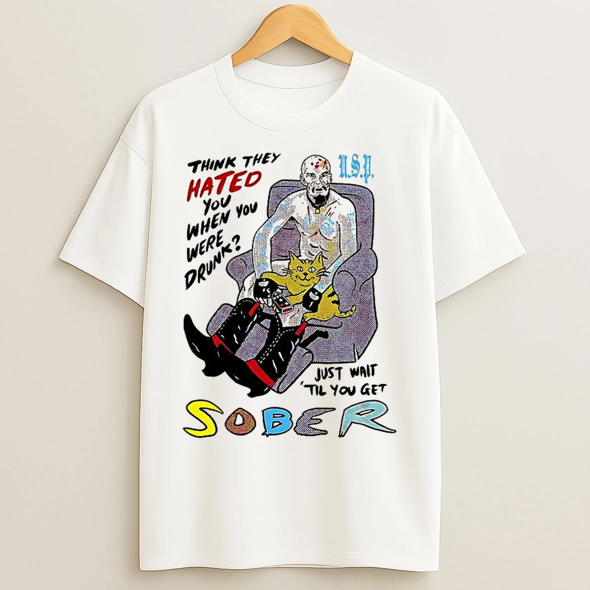 Classic Hated Baseball Think They Hated You When You Were Drunk Just Wait Til You Get Sober T Shirts