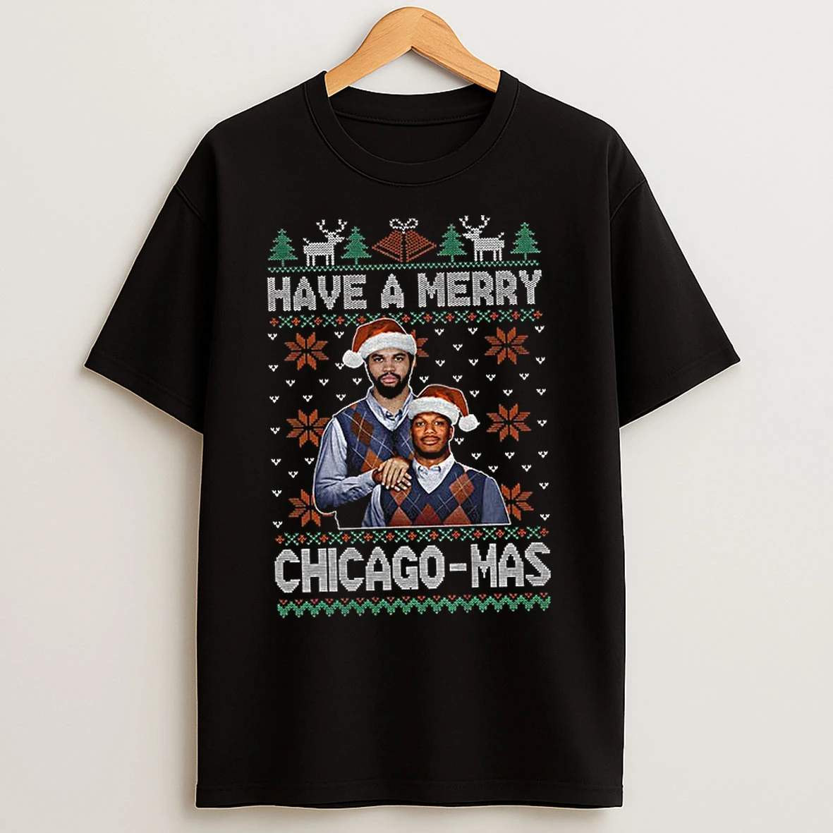 Classic Have A Merry Chicago Mas Football Christmas T Shirts