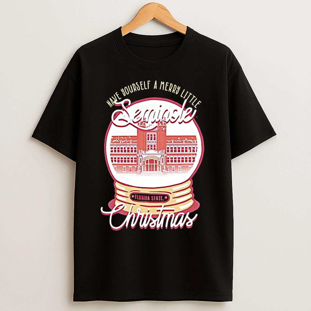Classic Have Yourself A Merry Little Seminole Christmas Florida State University T Shirts