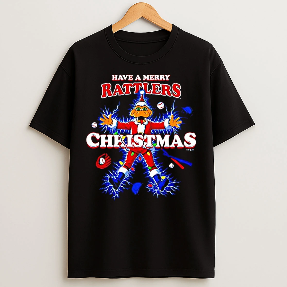 Classic Have A Merry Fang Rattlers Christmas Goteez T Shirts