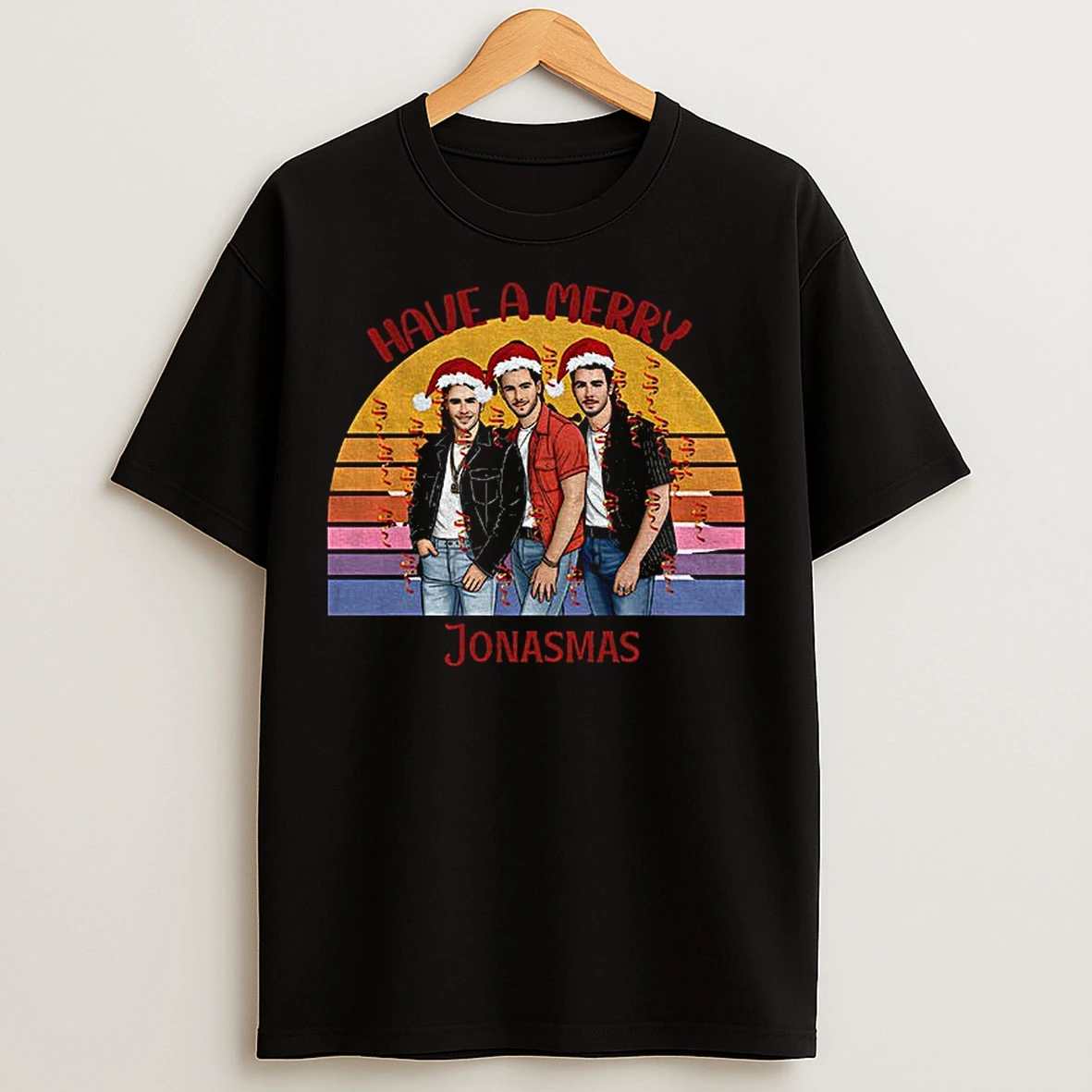 Classic Have A Merry Jonasmas Jonas Brothers Vintage T Shirts
