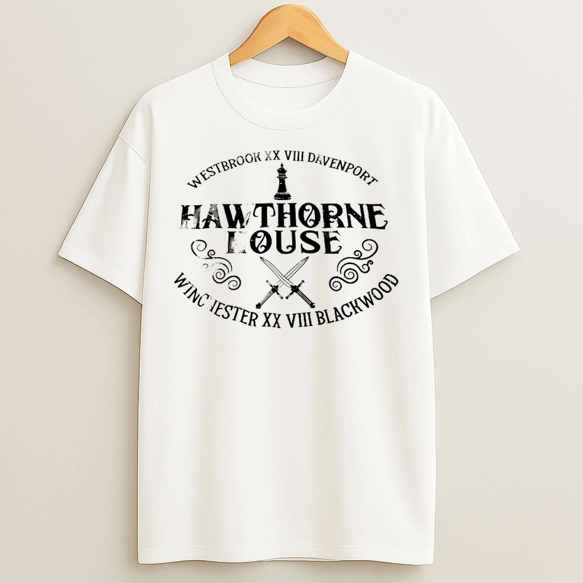 Classic Hawthorne House Winchester Xx Viii Blackwood T Shirts