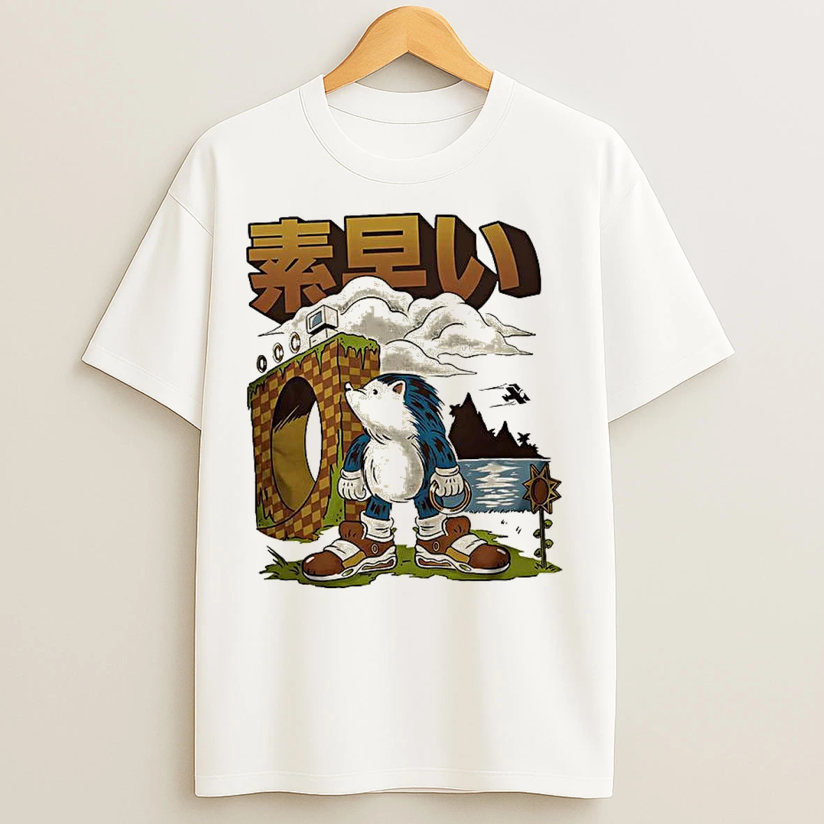 Classic Hedgehog Classic Video Game Retro T Shirts