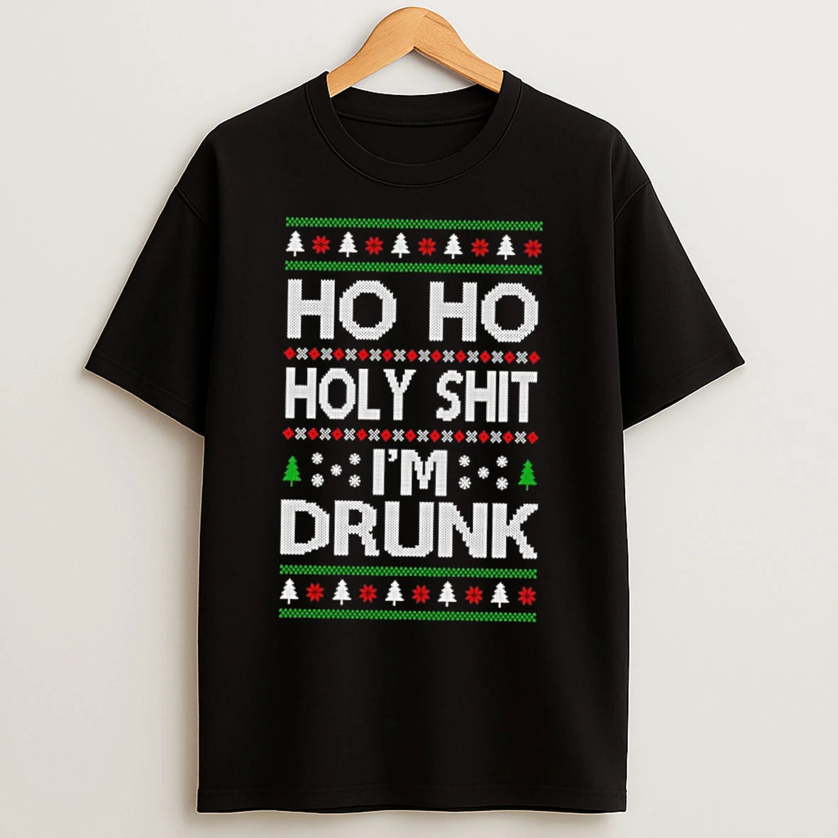 Classic Ho Ho Im Drunk Ugly Christmas Sweat T Shirts