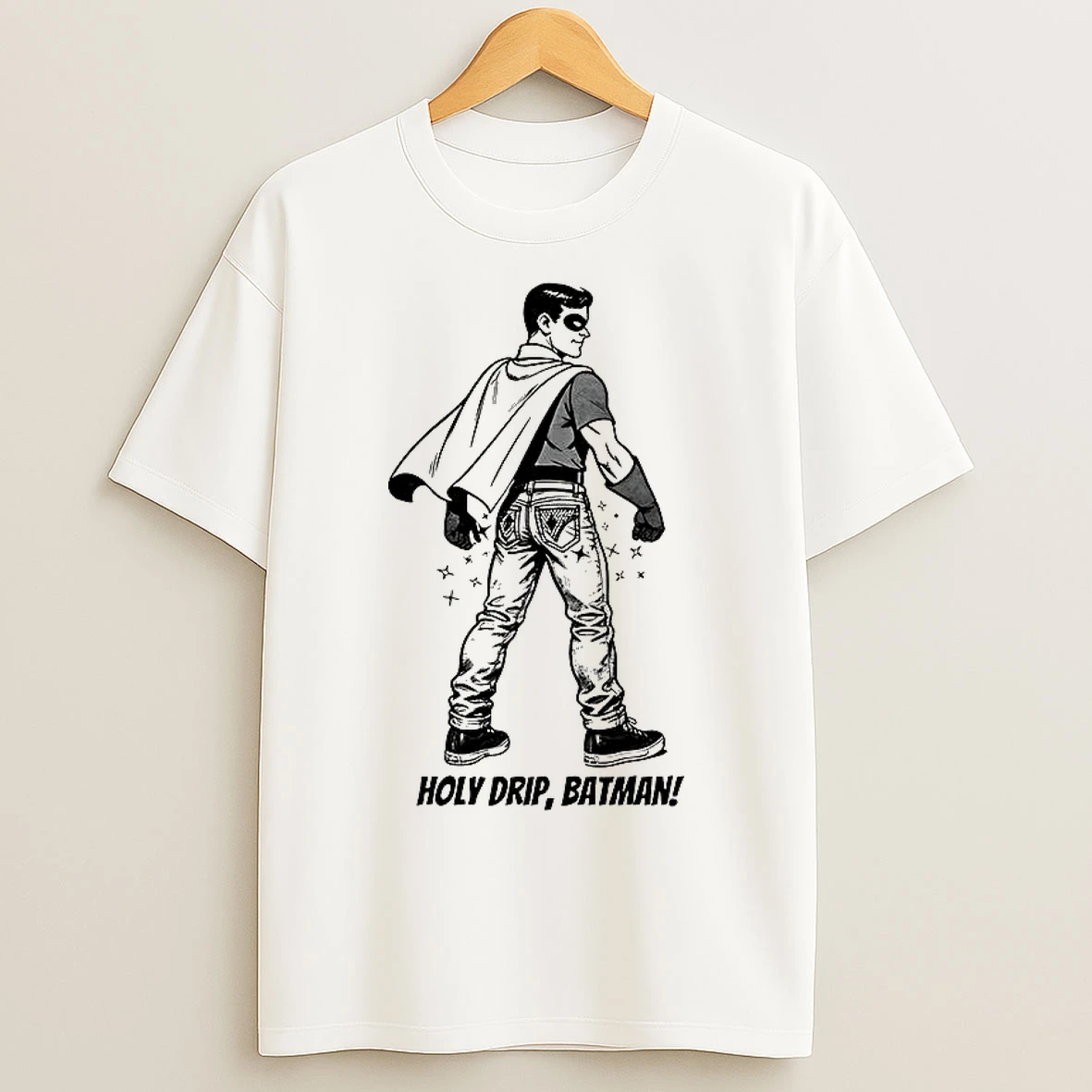 Classic Holy Drip Batman T Shirts