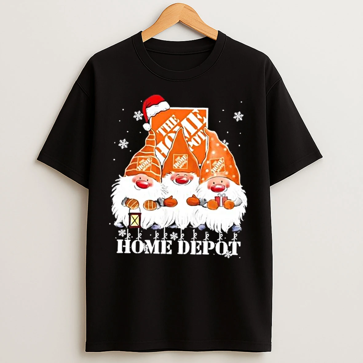 Classic Home Depot X Gnome Merry Christmas T Shirts