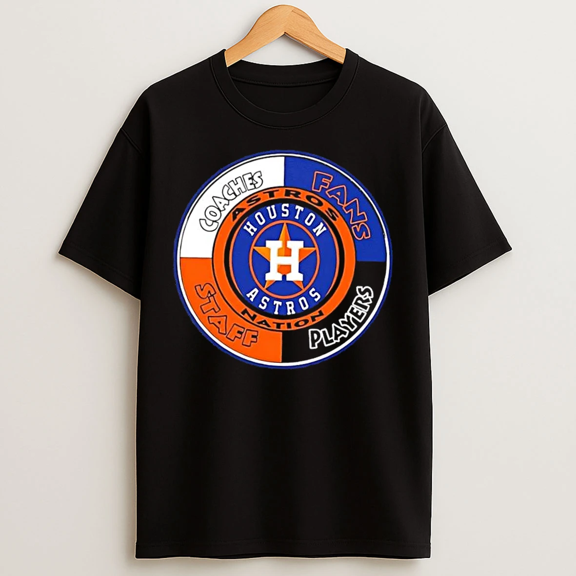 Classic Houston Astros Nation Coaches Fans Staff Players T Shirts