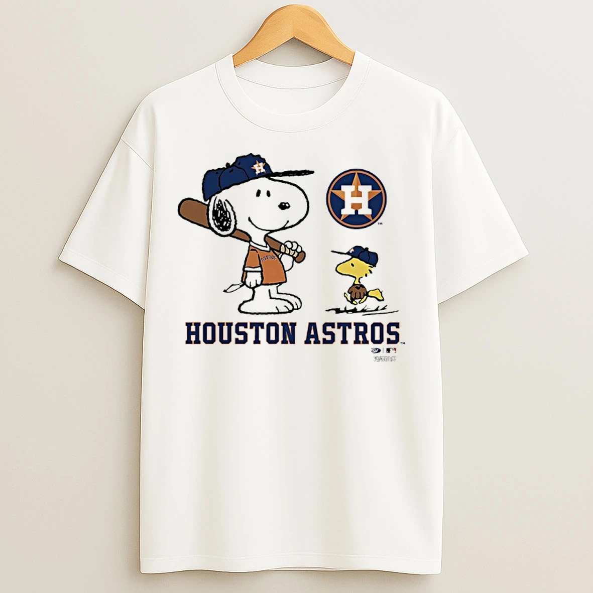 Classic Houston Astros X Peanuts Snoopy And Woodstock T Shirts