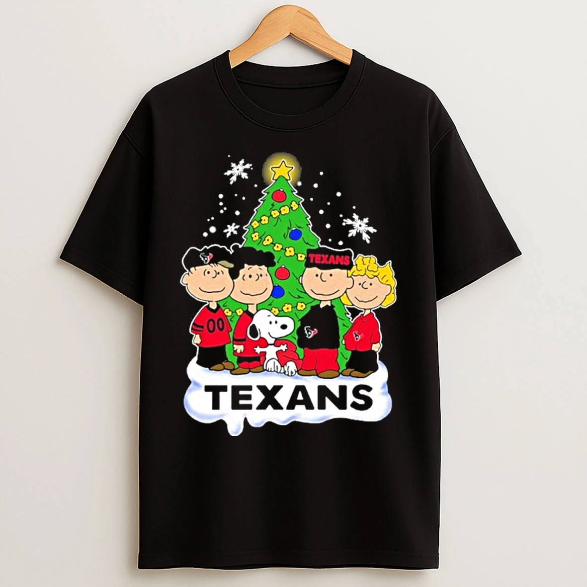 Classic Houston Texans X The Peanuts Christmas 2025 T Shirts