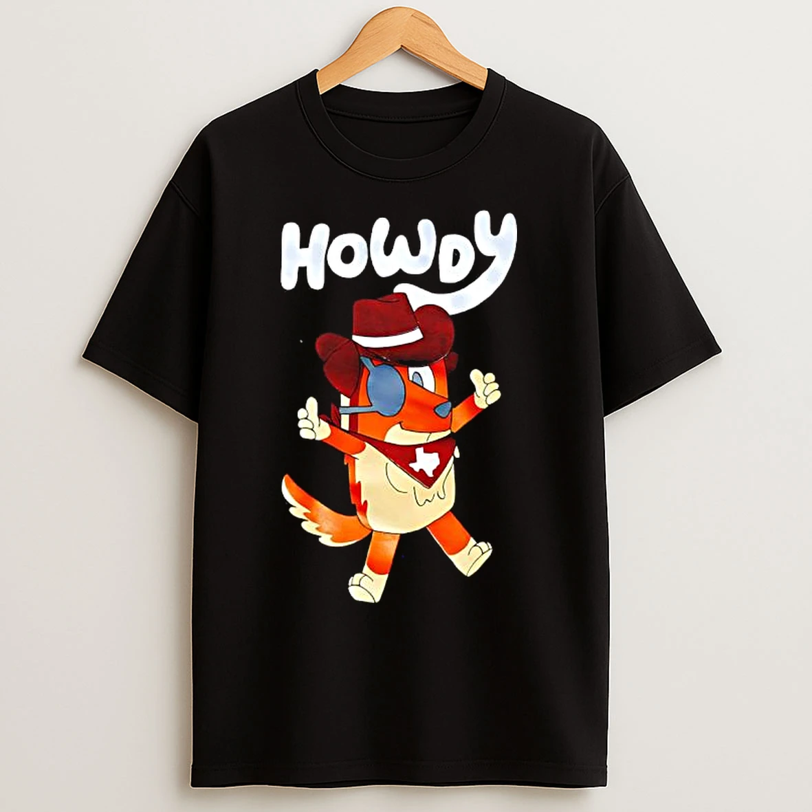 Classic Howdy Dog Texas State T Shirts