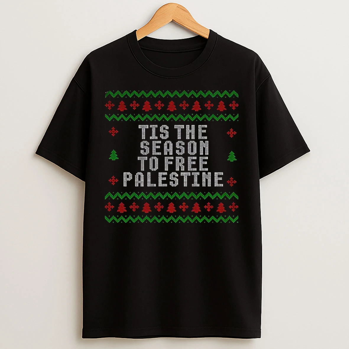 Classic Human Rights Tis The Season To Free Free Palestine Christmas T Shirts