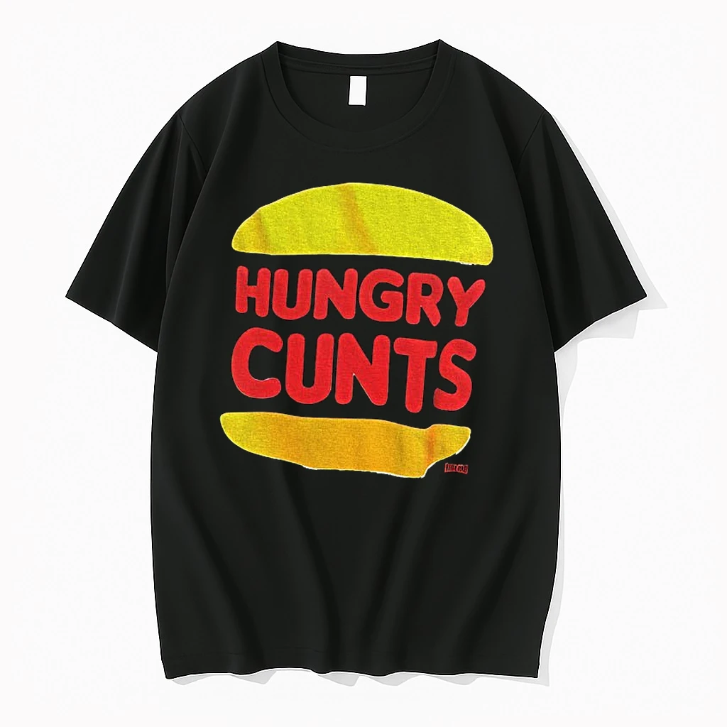 Classic Hungry Cunts Burger King Parody Logo T Shirts