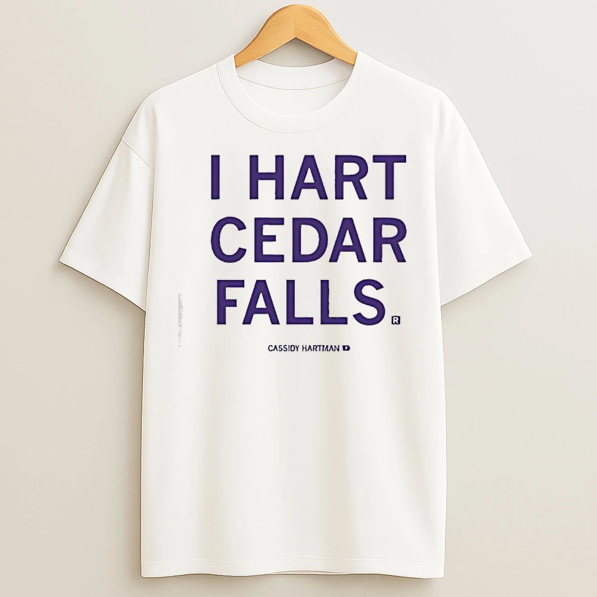 Classic I Hart Cedar Falls T Shirts