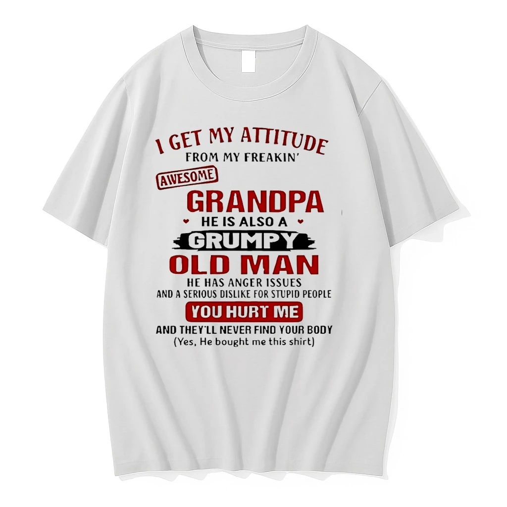 Classic I Get My Attitude From My Freakin Awesome Grandpa T Shirts