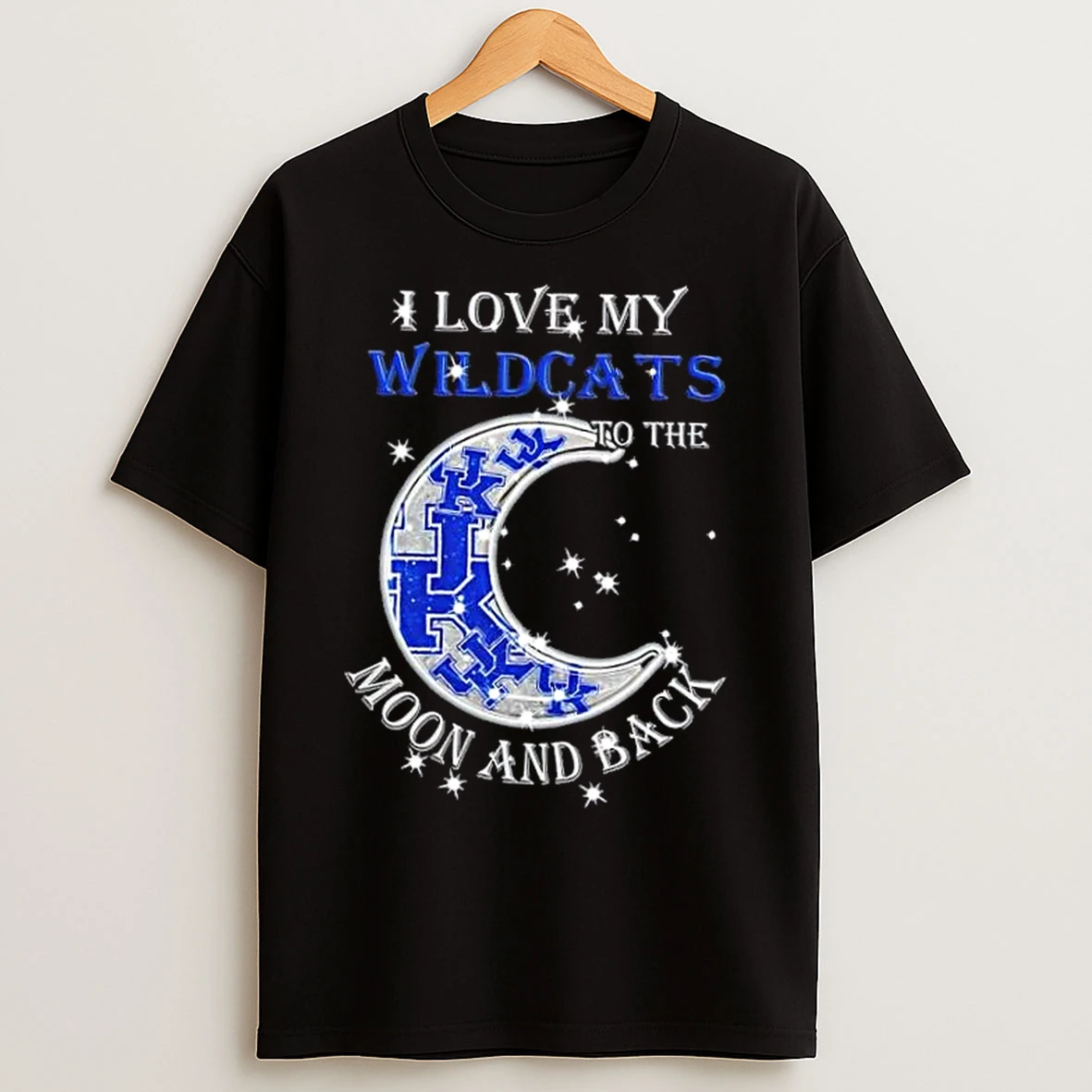 Classic I Love My Kentucky Wildcats To The Moon And Back T Shirts