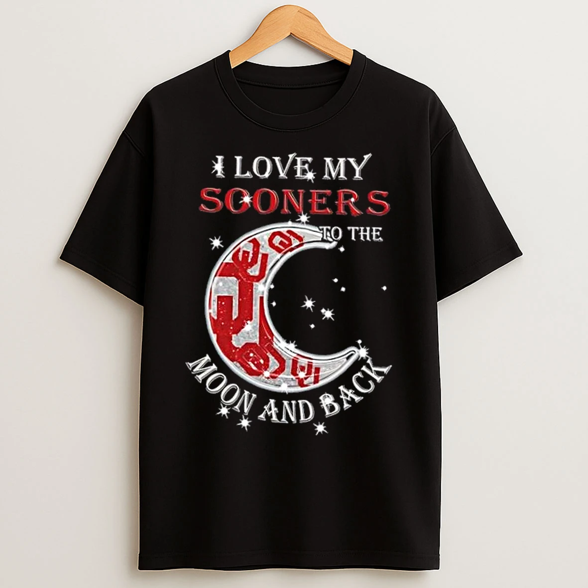 Classic I Love My Oklahoma Sooners To The Moon And Back T Shirts