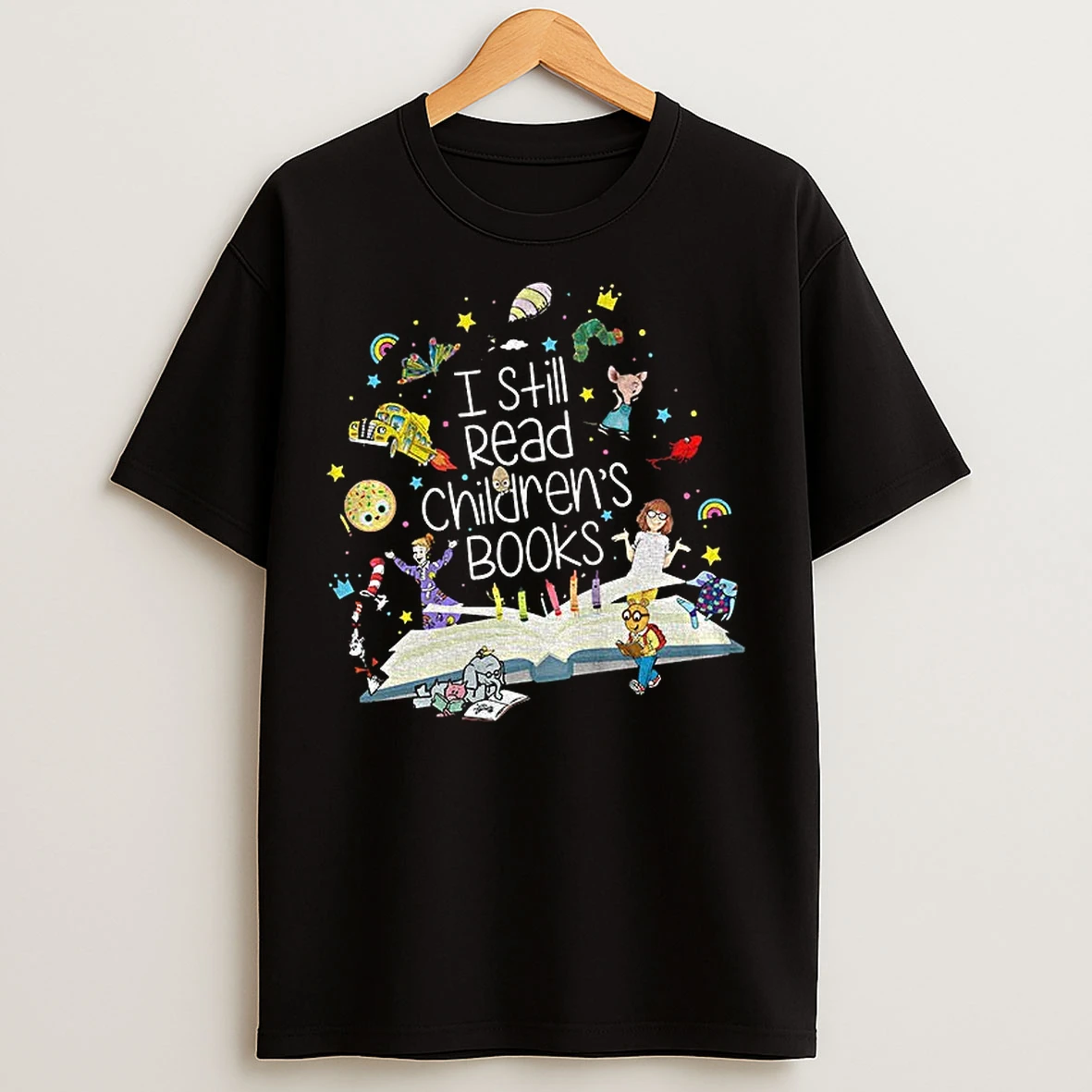 Classic I Still Read Childrens Books Back To School T Shirts